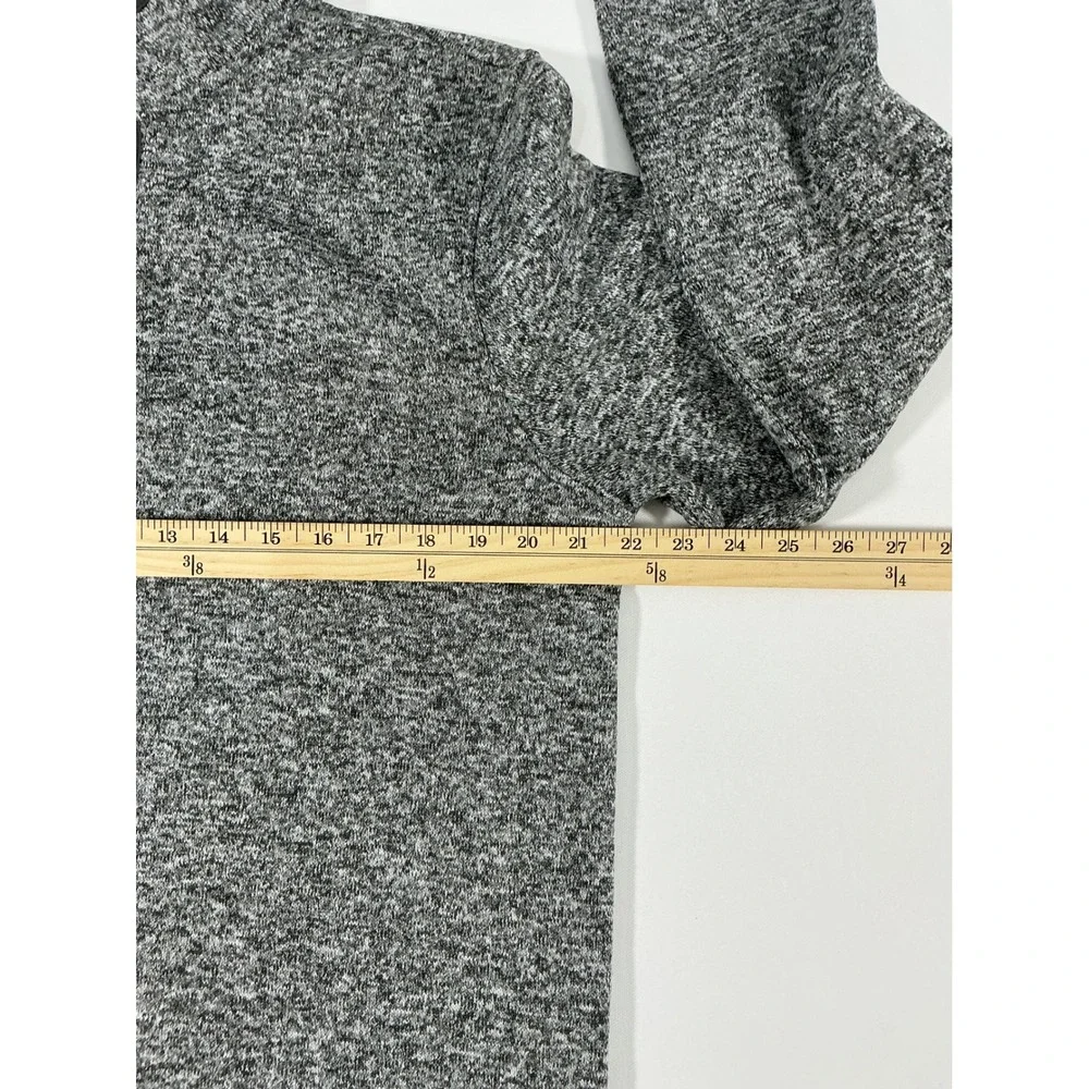 NWOT J. Crew Men's Authentic Fleece 1/4 Snap Pullover Heather Gray